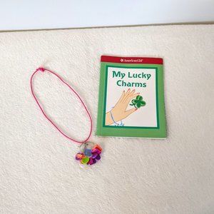American Girl Charm Keeper Necklace, Charms, Book